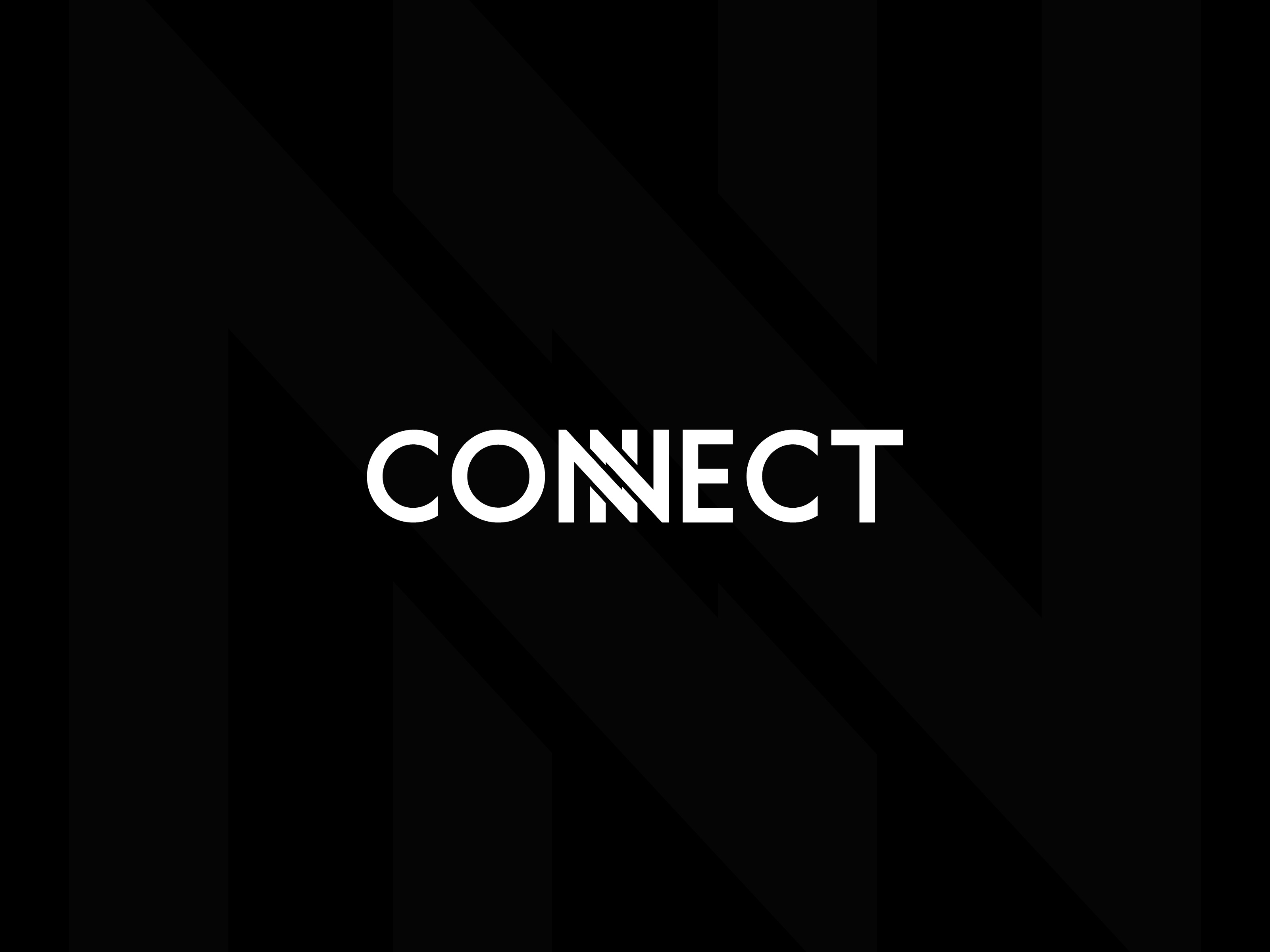 Connect | Wordmark Logo black brand design brand logo branding connect graphic design logo design minimal modern logo popular tech logo typography white wordmark logo