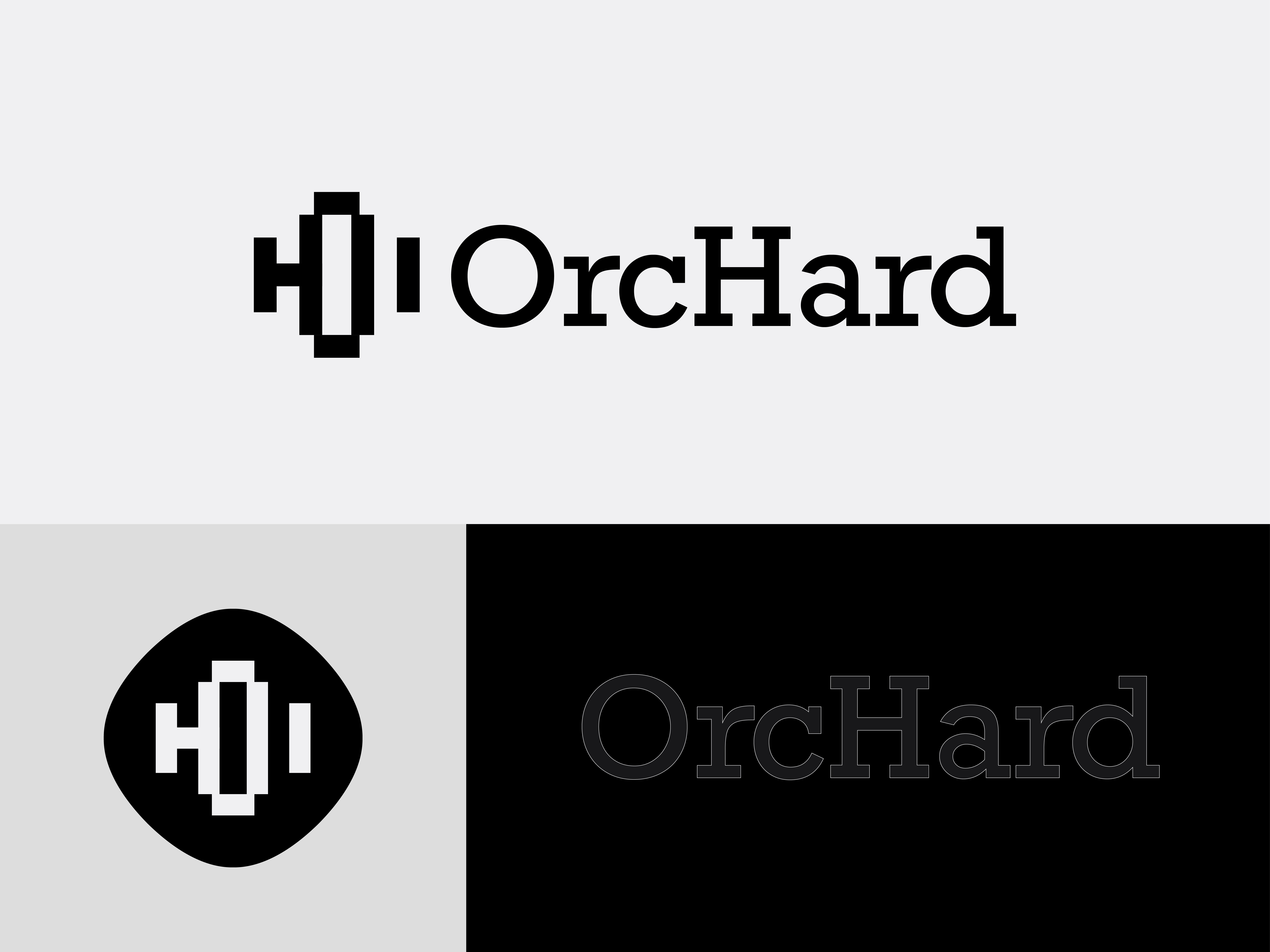 Orchard logo mark branding h logo identity logo logo design logo designer logotype minimalist modern logo monogram o h logo vector