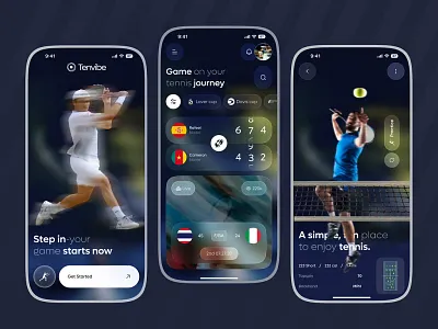 Tennis Club Mobile App app design ios live scores match reports match tracking mobile player stats real time updates sports app sports mobile app tennis app tennis mobile app