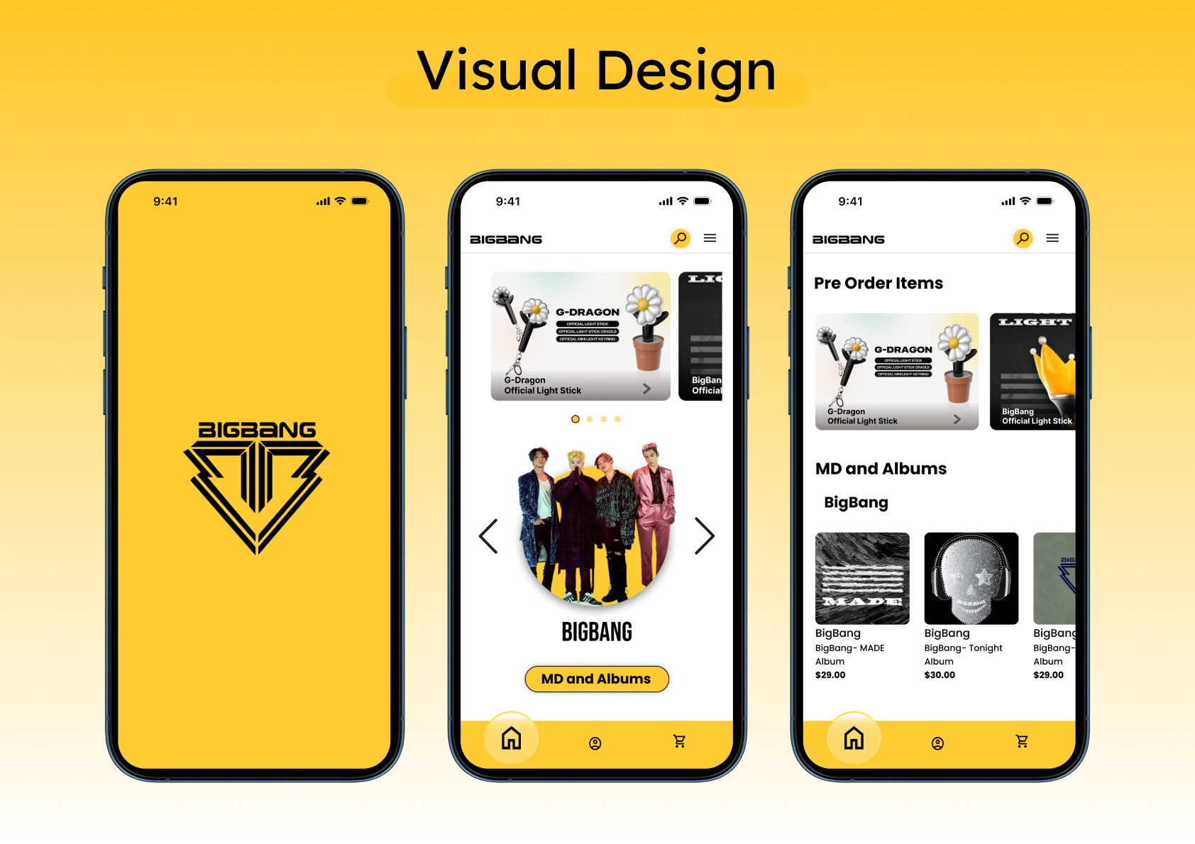 Case Study - Pre Order App animation graphic design ui