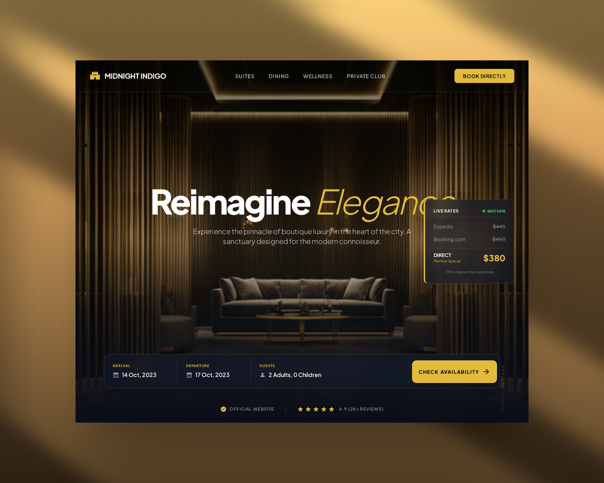 Example of Premium Webflow, Framer & Wp Design