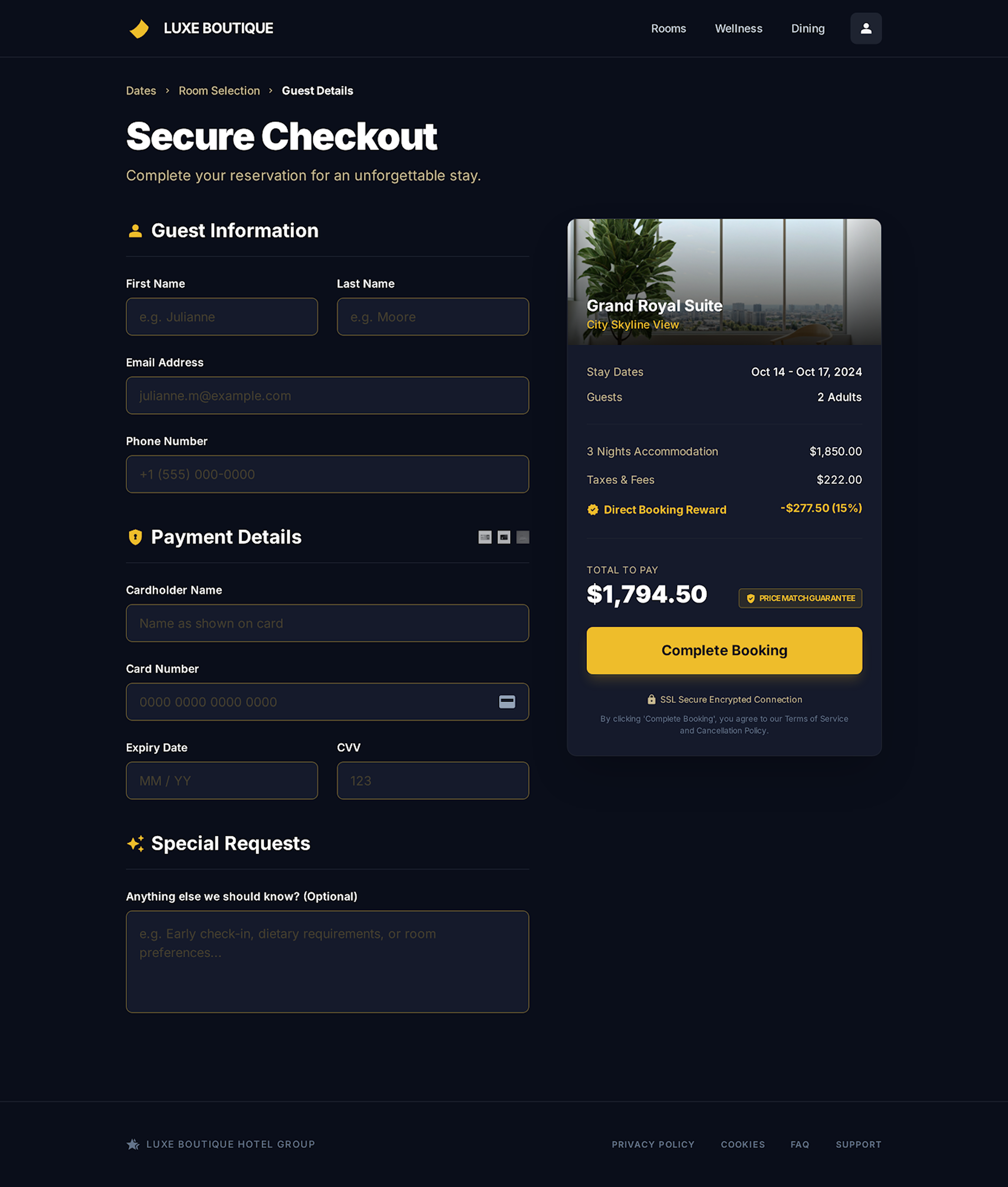 Example of Premium Webflow, Framer & Wp Design