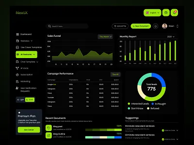 SaaS CRM Dashboard UI Design | Modern Web App & Admin Panel admin panel analytics ui b2b saas clean ui crm dashboard dashboard ui figma modern dashboard product design saas saas dashboard startup saas ui ux design web app design
