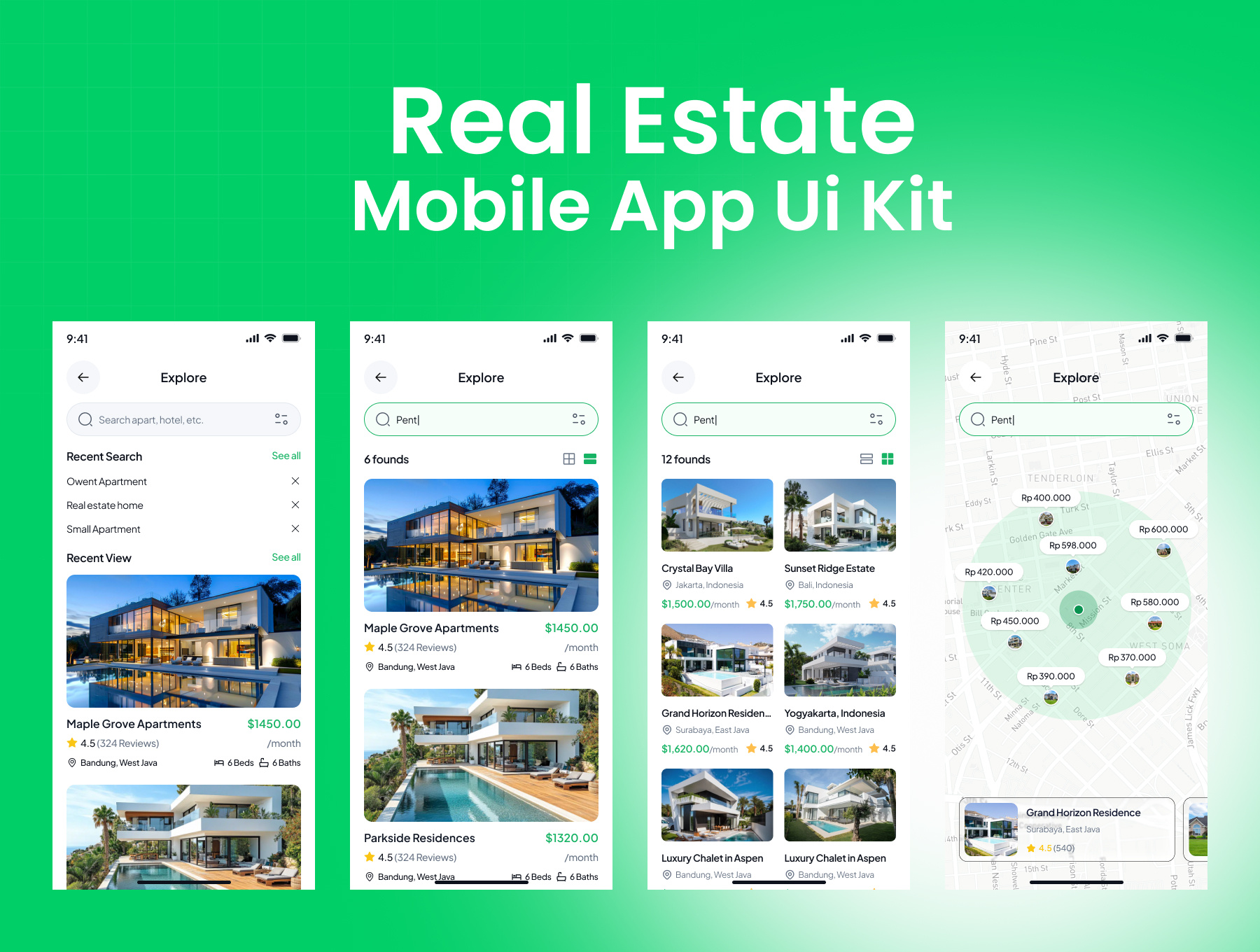 Example of Real Estate Website Design & Development
