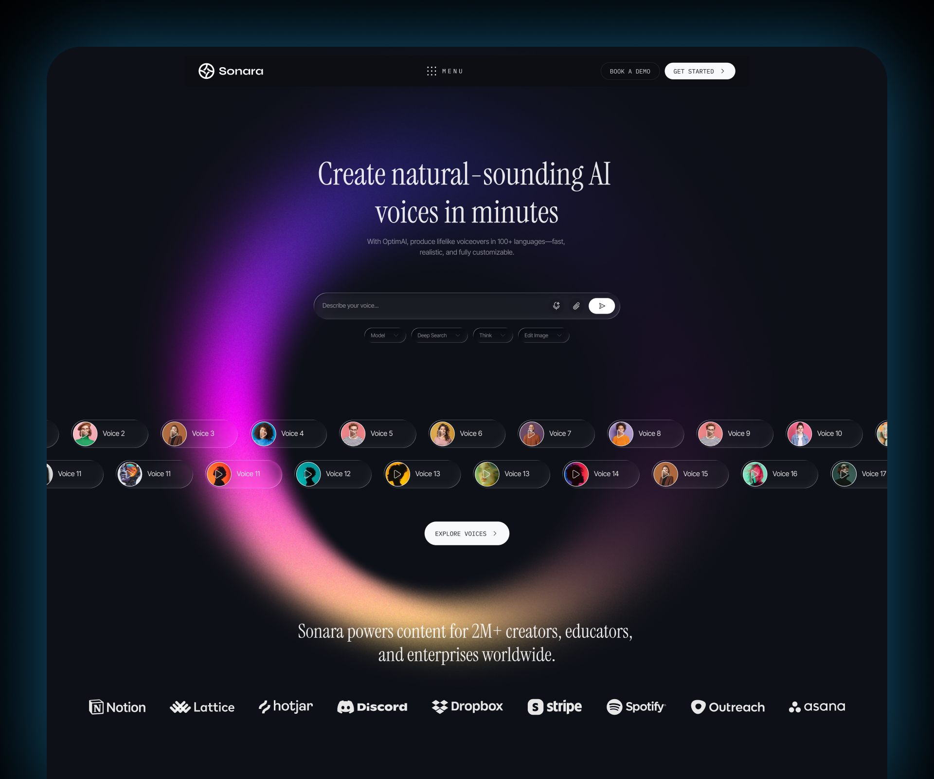AI Voice Generator aivoice productdesign saasdesign texttospeech uidesign voiceai