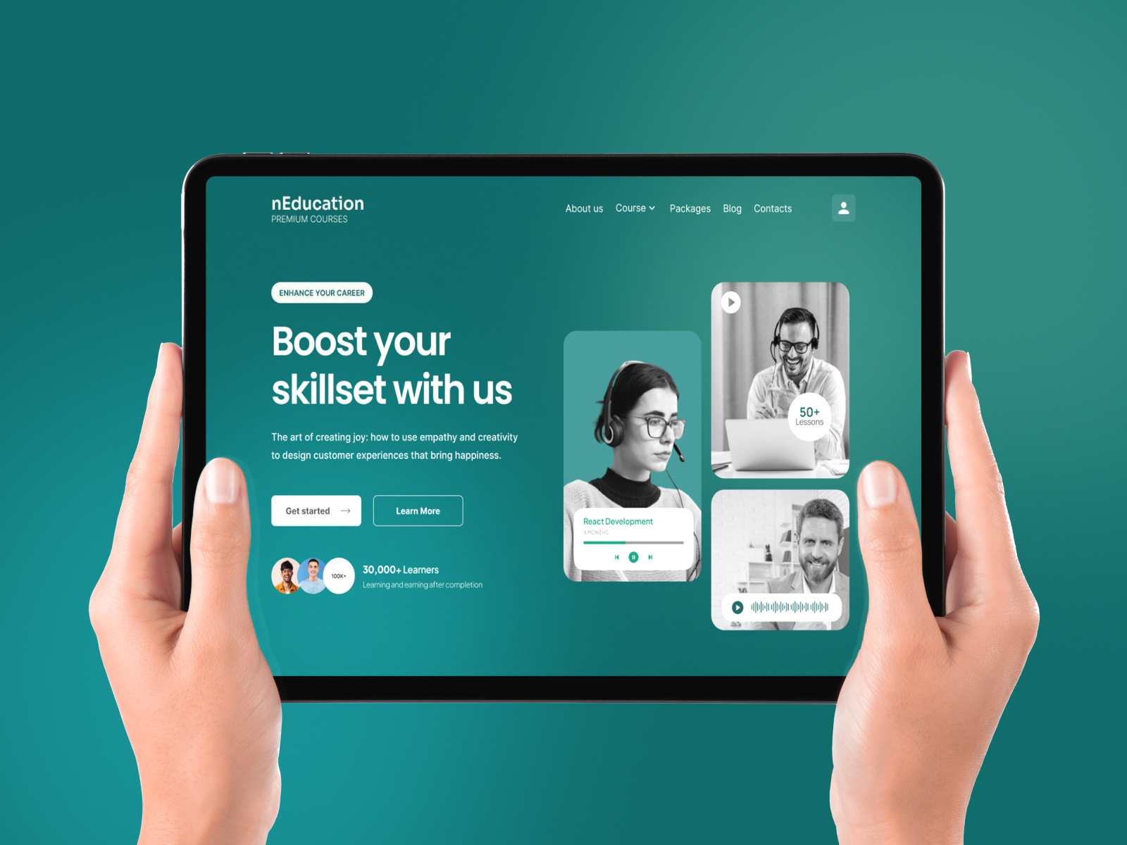 nEducation – Clean & Modern Education App Design by Asiq M. for Netro ...