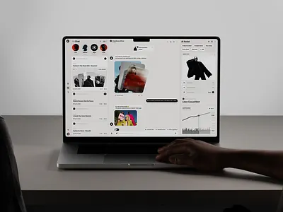 Maverik — AI-Assisted Fashion Commerce UI aidesign clothing creativeui digitalproduct fashion fashiontech fashionui interfacedesign productdesign ui