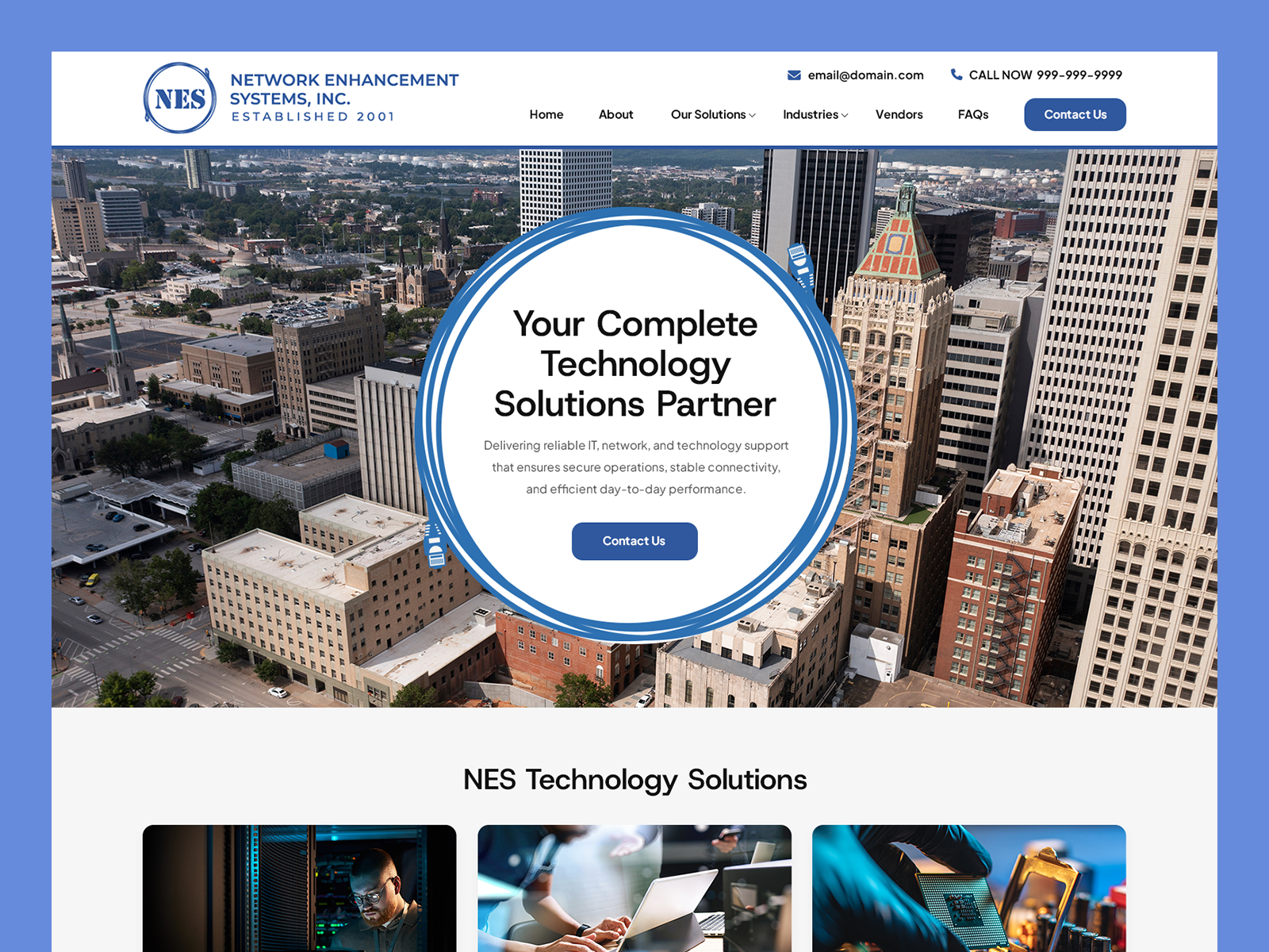 Network Enhancement Systems // Web Design copier database hardware it support network print service software technology web design