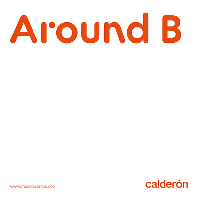 Around B brand branding creative design font font family futura geometric graphic design illustration lettering rounded sans type typeface typography ui
