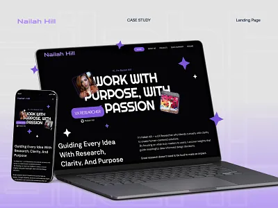 UX Portfolio Website case study landing page design management ui ux ux portfolio web design website