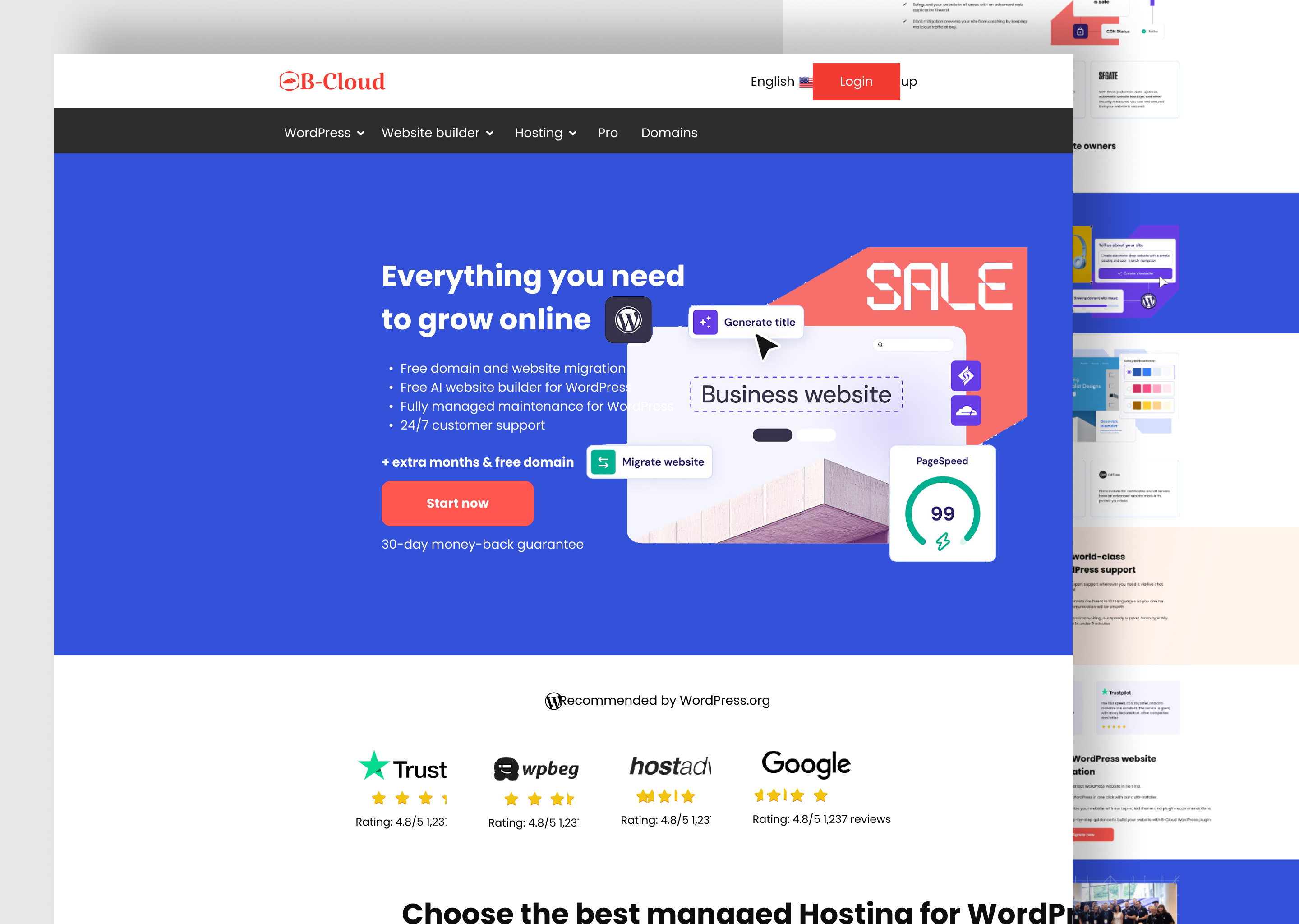 Managed WordPress Hosting Landing Page UI | Complete WP Hosting hosting landingpage managed wordpress hosting ui managedhosting modern wordpress hosting website modernui pricing saas saas wordpress hosting uiux webdesign wordpress wordpress hosting landing page wordpress hosting pricing page wordpress hosting service ui wordpress hosting website design wordpress landing page ux wordpresshosting