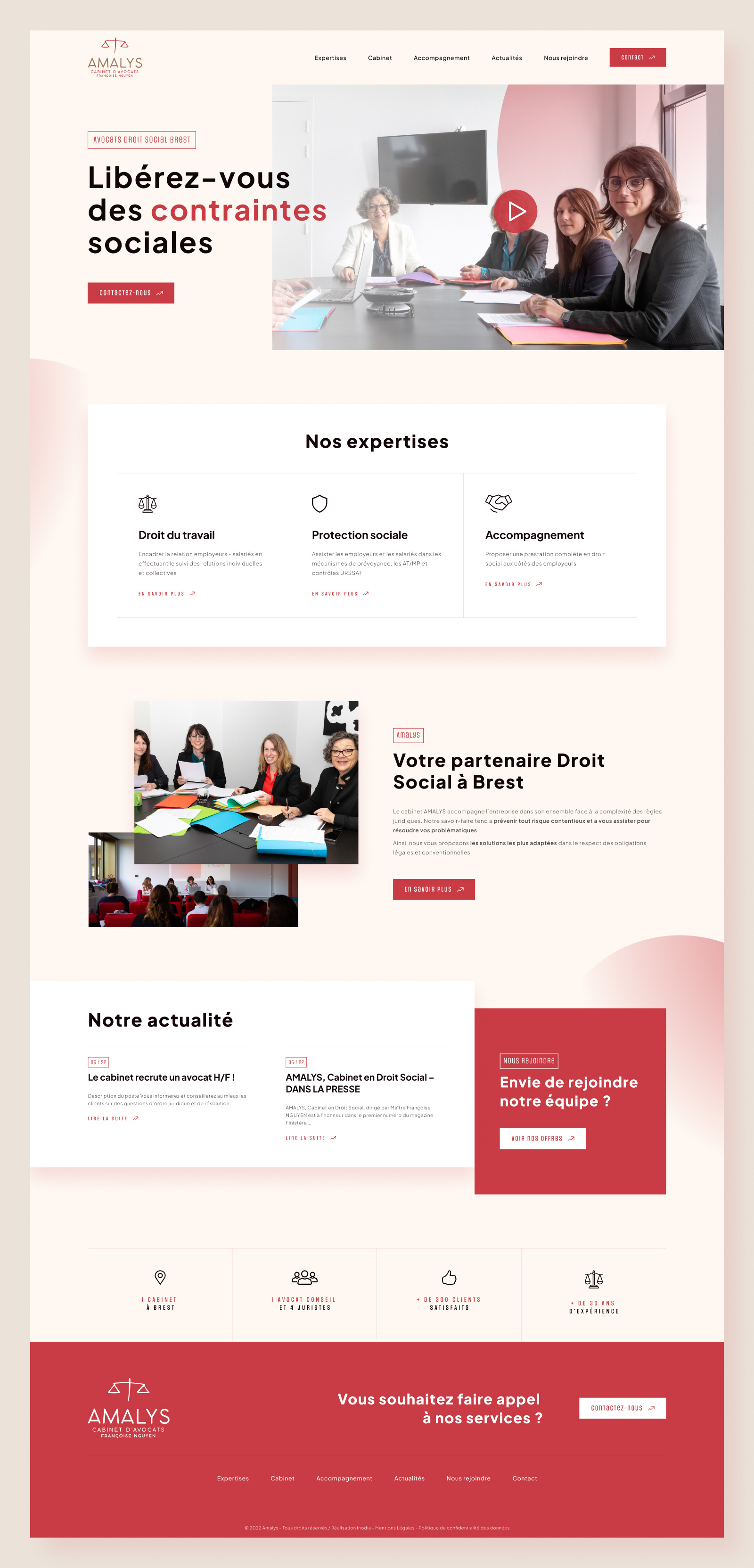 Amalys. - Law firm Web Design figma law firm ui ui design ux ux design web design webdesign website wordpress