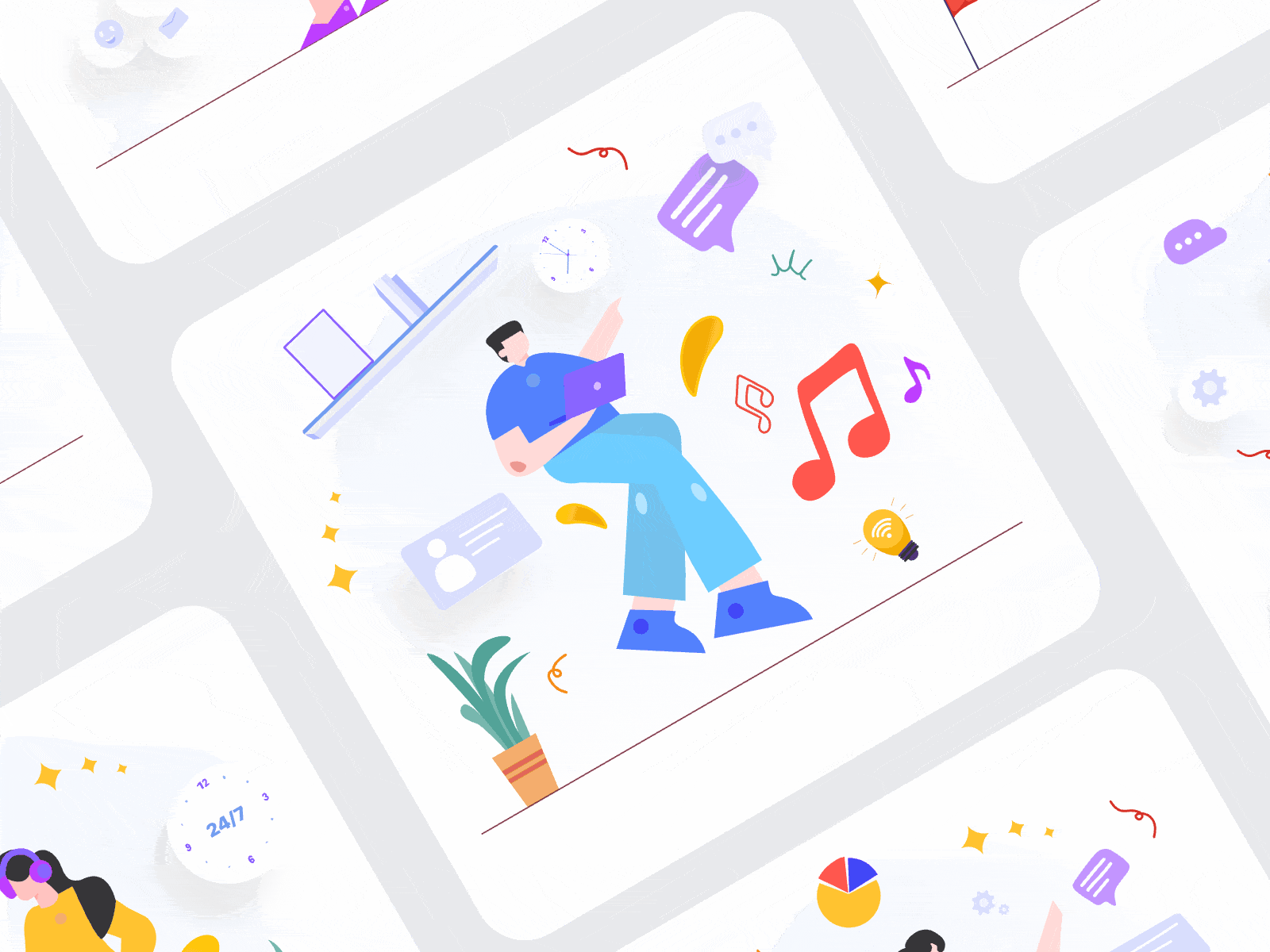 Business illustration Pack animated animatedillustration branding businessconceptillustration businessillustrationpack cartoonishillustration creativeillustrationdesign flatillustrations forsale graphicdesign illustrationdesign illustrationforsale illustrationpack modernillustration premiumillustrationpack ui uiux