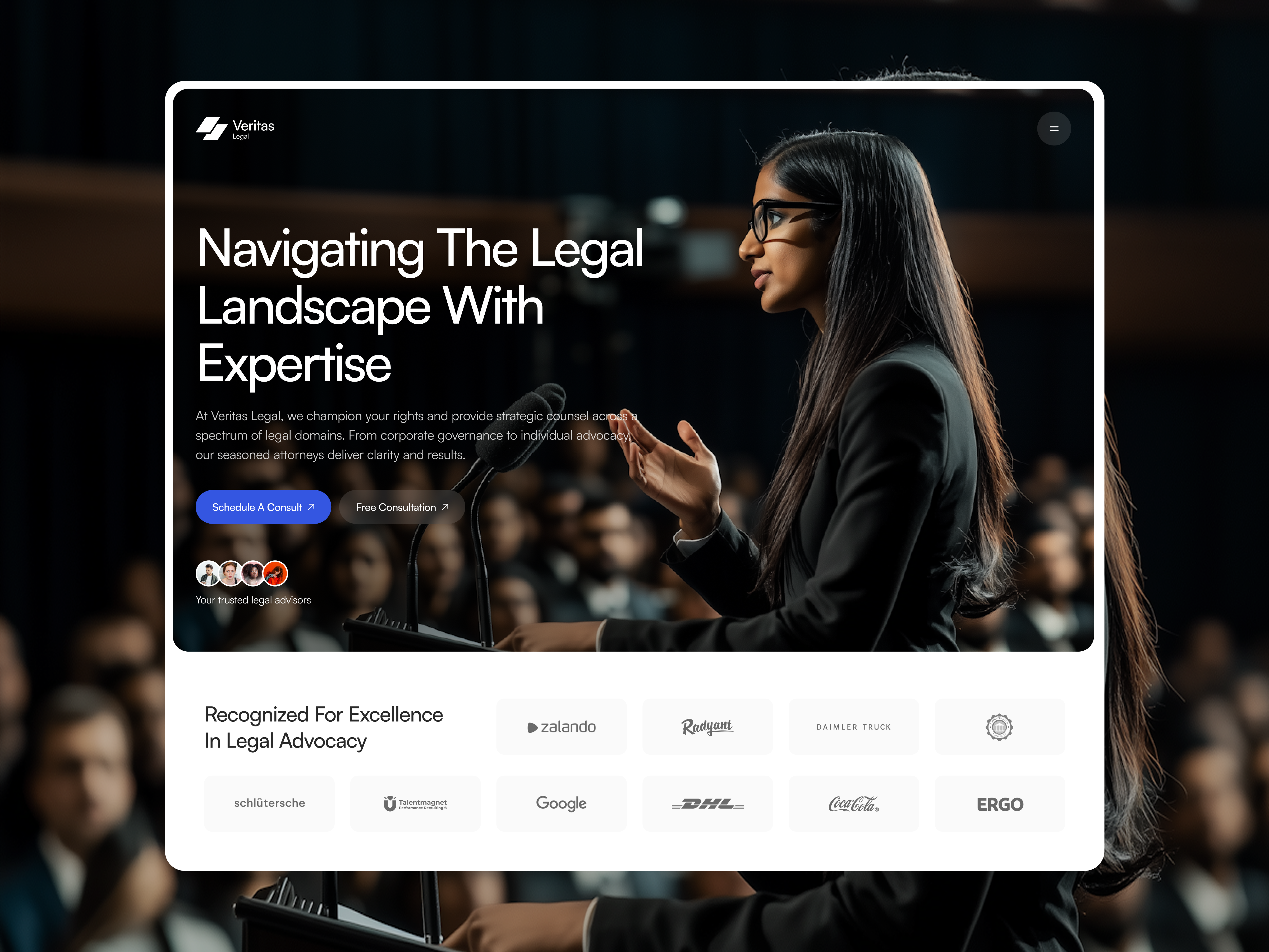 Example of Full Website UI Design