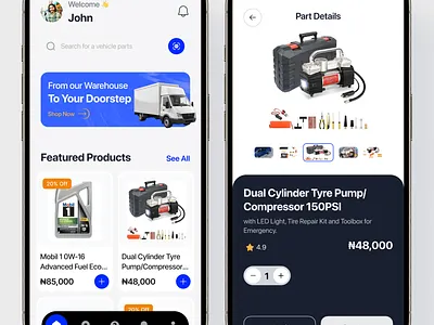 Car Parts App car e commerce part