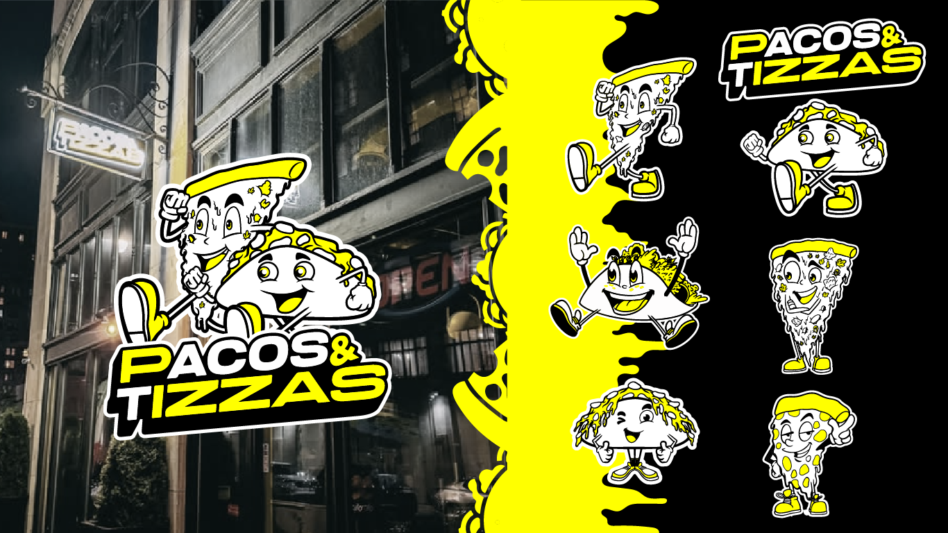 Mascot Logo For a pizza Restaurant branding cartoon cartoonlogo character characterdesign design graphic design illustration logo logos mascotlogo pizza restaurant vector