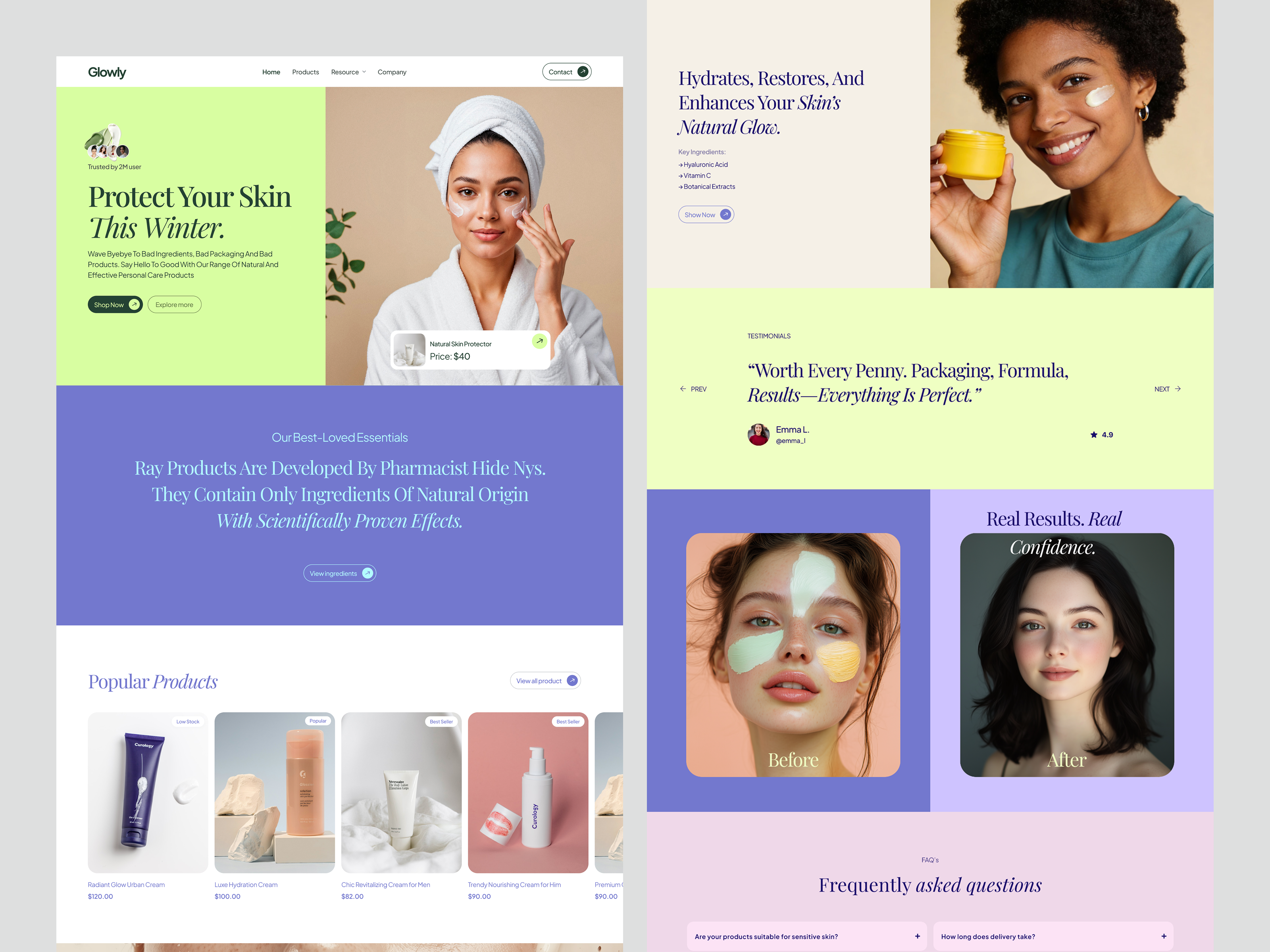 Example of Landing Page Design