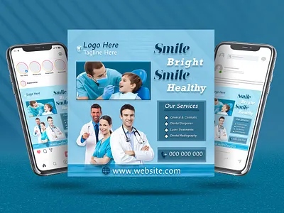 social-media-post design-poster-social-media-post branding dental poster dental poster design design free mockup graphic design mockup poster presentation social media post