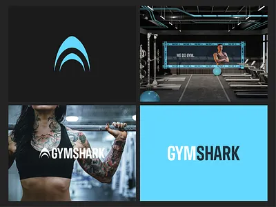 GYMSHARK Logo Redesign Concept brand design brand identity brand identity design brand refresh branding design fitness gym gymshark health logo logo design logo designer rebrand wellness workout