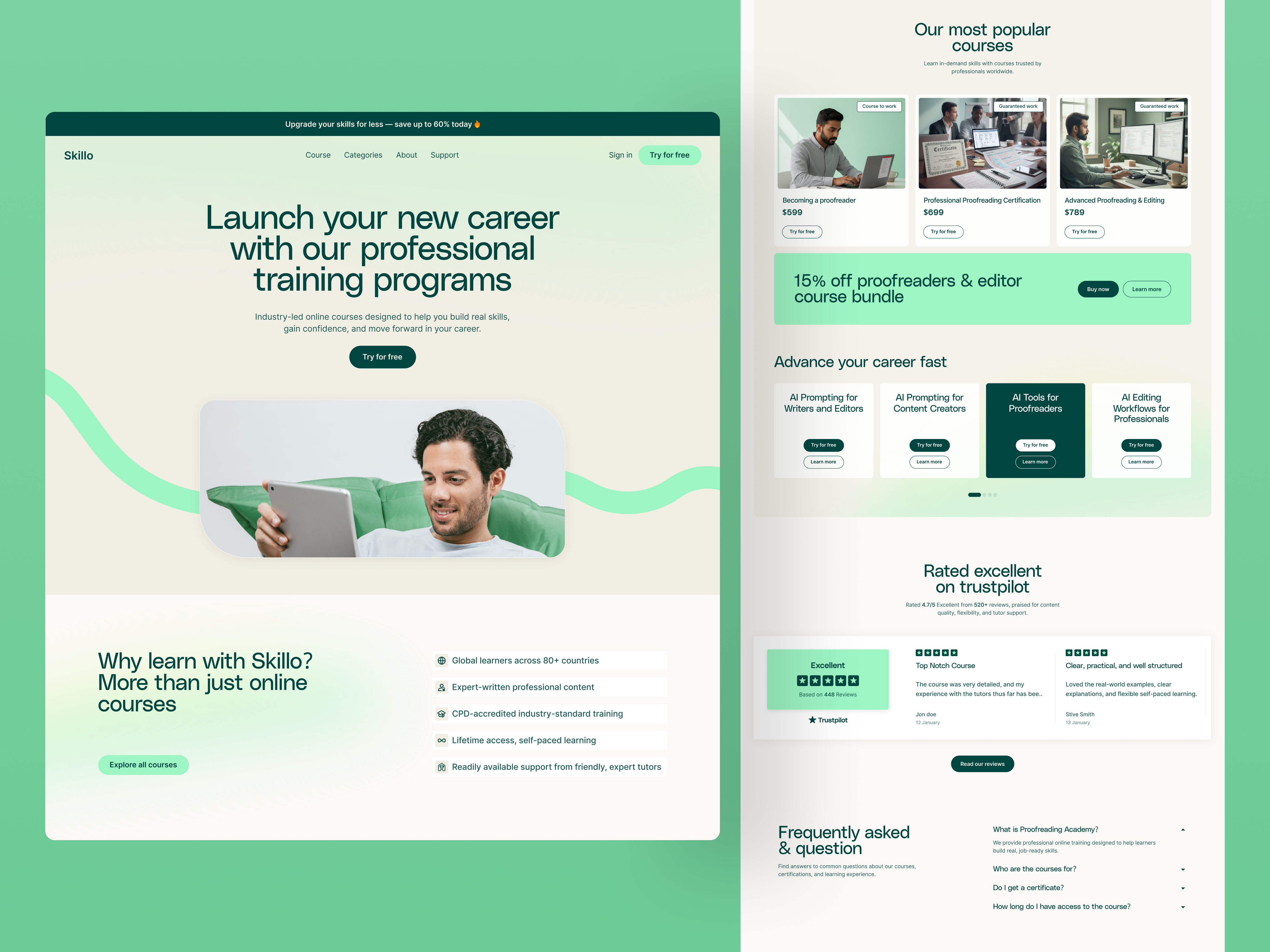 Example of Framer Website Development (3–6 Pages)