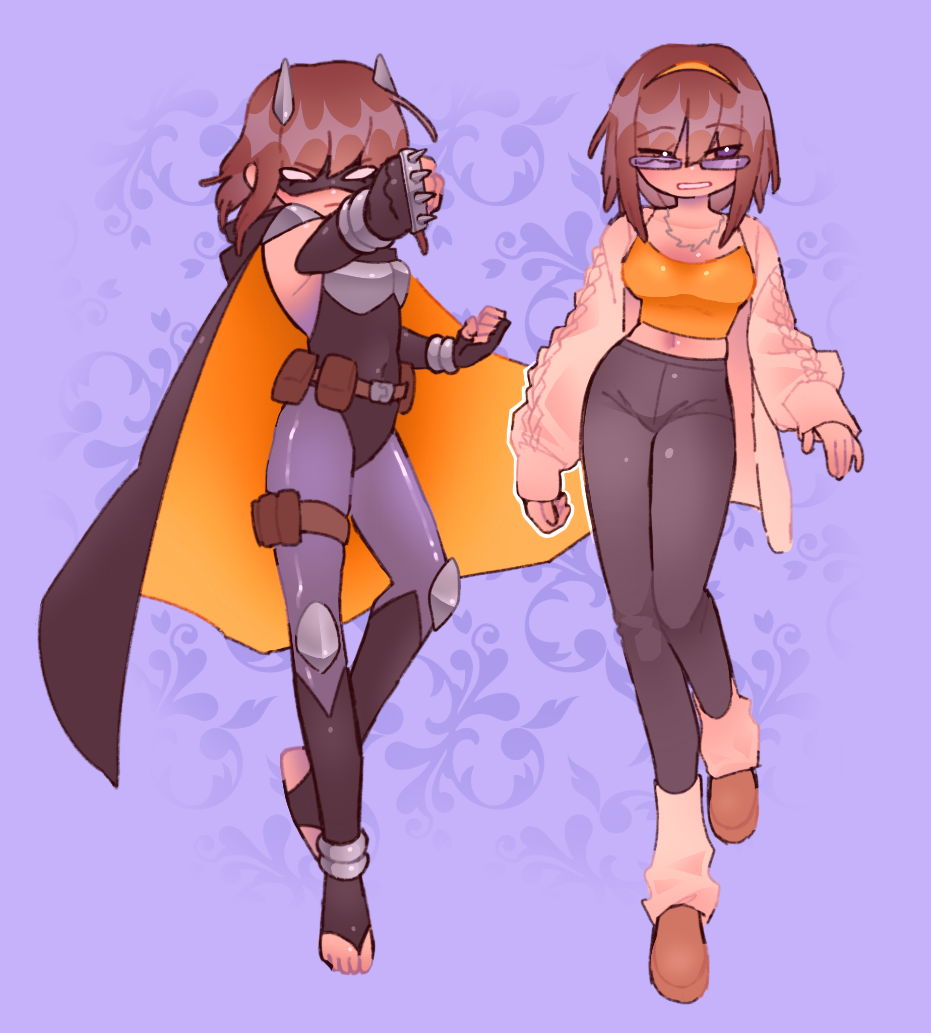 Example of Simple Character Art With Light Shading