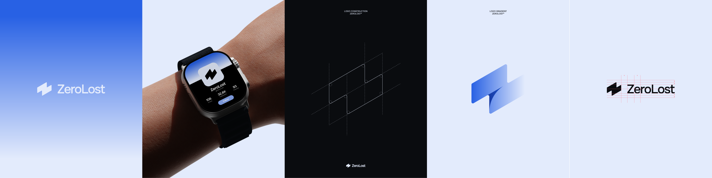 ZeroLost branding graphic design logo ui