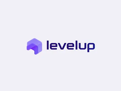 Level Up Full Logo Animation 3d analytics animation branding gaming gradient icon identity intro lepisov loader logo marketing motion spline