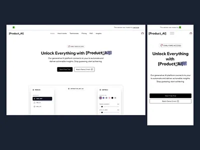 AI SaaS StartUp Landing Page with Blog in Wix Studio – parnii.de ai animation animations blog branding css design illustration landing page parnii.de saas scroll animations startup template ui web design web development website template wix wix studio