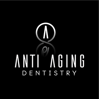 ANTI AGING DENTISTRY BRAND DESIGN black and white branding design graphic design illustration illustrator logo vector