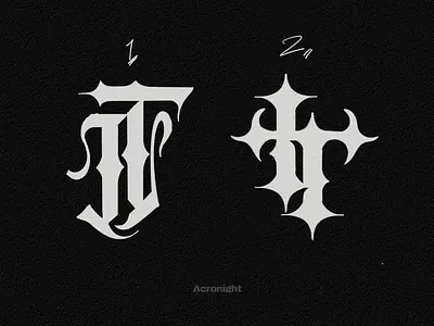 IT Custom Monogram Logo For Clothing Brand branding graphic design logo