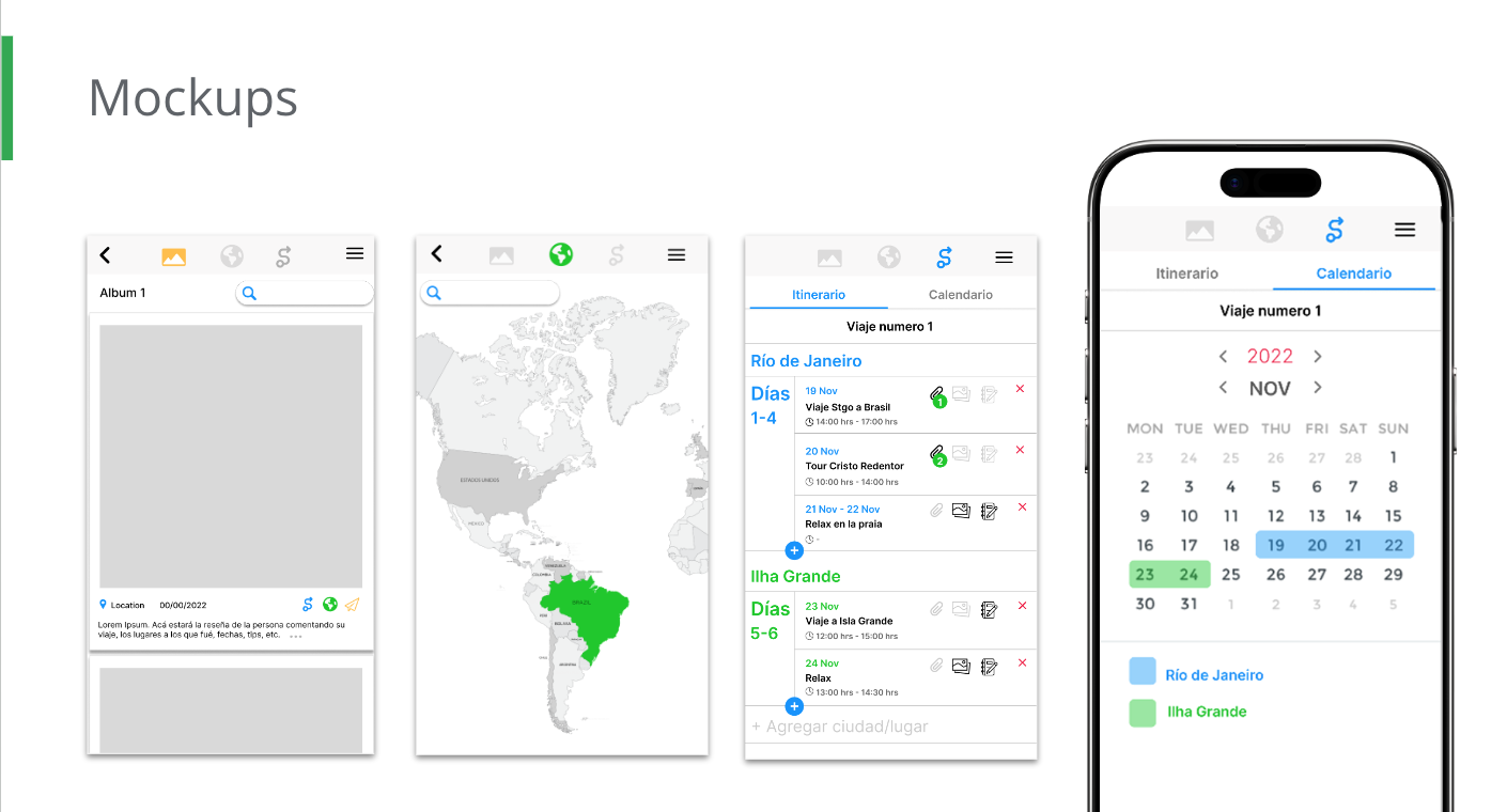 Practical projects in Google UX/UI Design course low fidelity mobile app mockups travelers app ui ui design user experience uxui wireframes