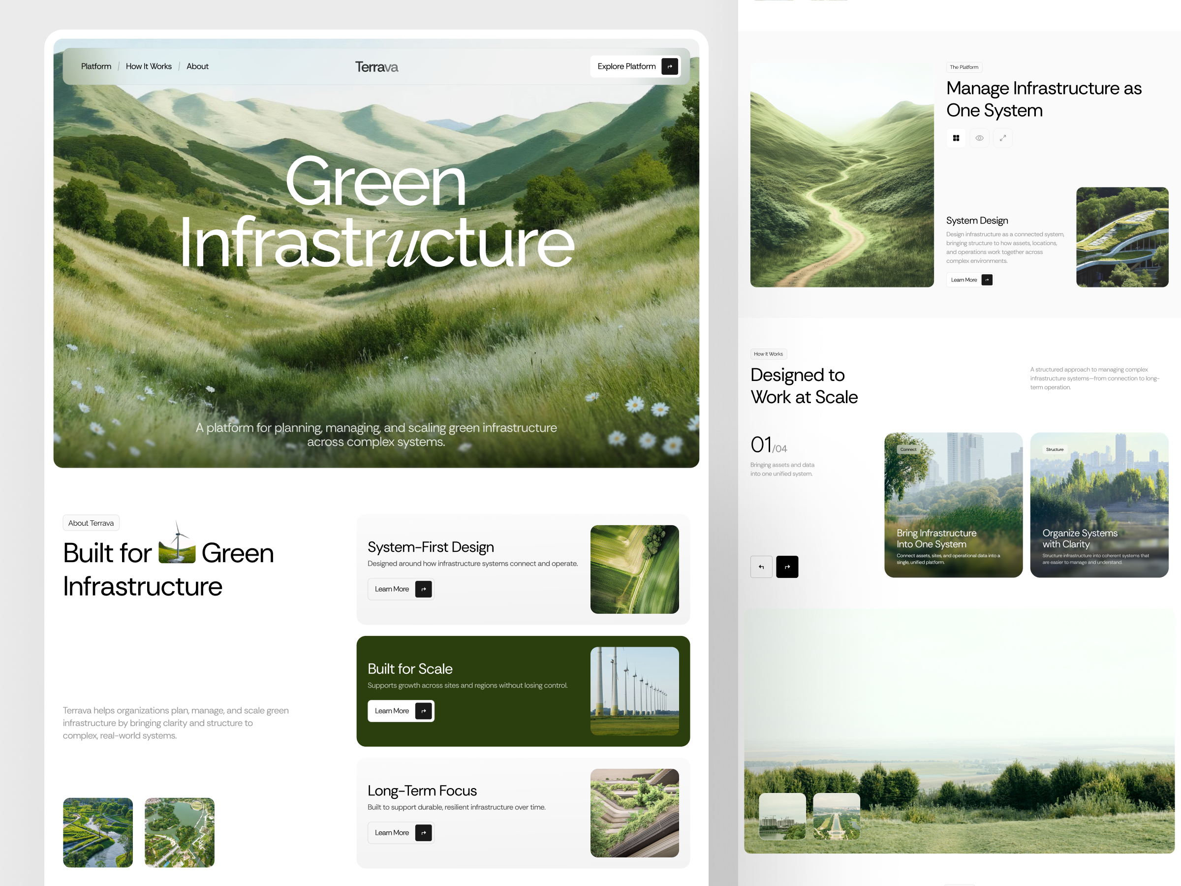 Example of Terrava - Green Infrastructure Platform