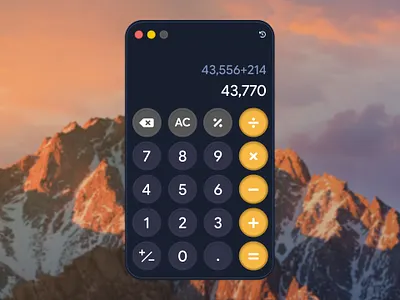100 Days of UI Challenge - Calculator dailyui design figma graphic design ui ux