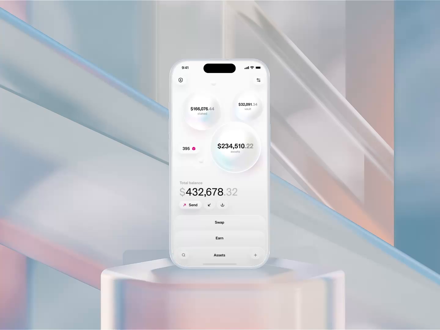 Simple Crypto wallet by Milkinside by Gleb Kuznetsov ✈ on Dribbble