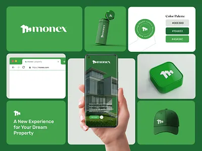 Monex real estate logo design - Brand identity brand identity branddesign branding brandingproject brandstrategy corporatebranding creativedesign designerlife graphicdesign logo logodesign logoinspiration modernlogo realestatebranding