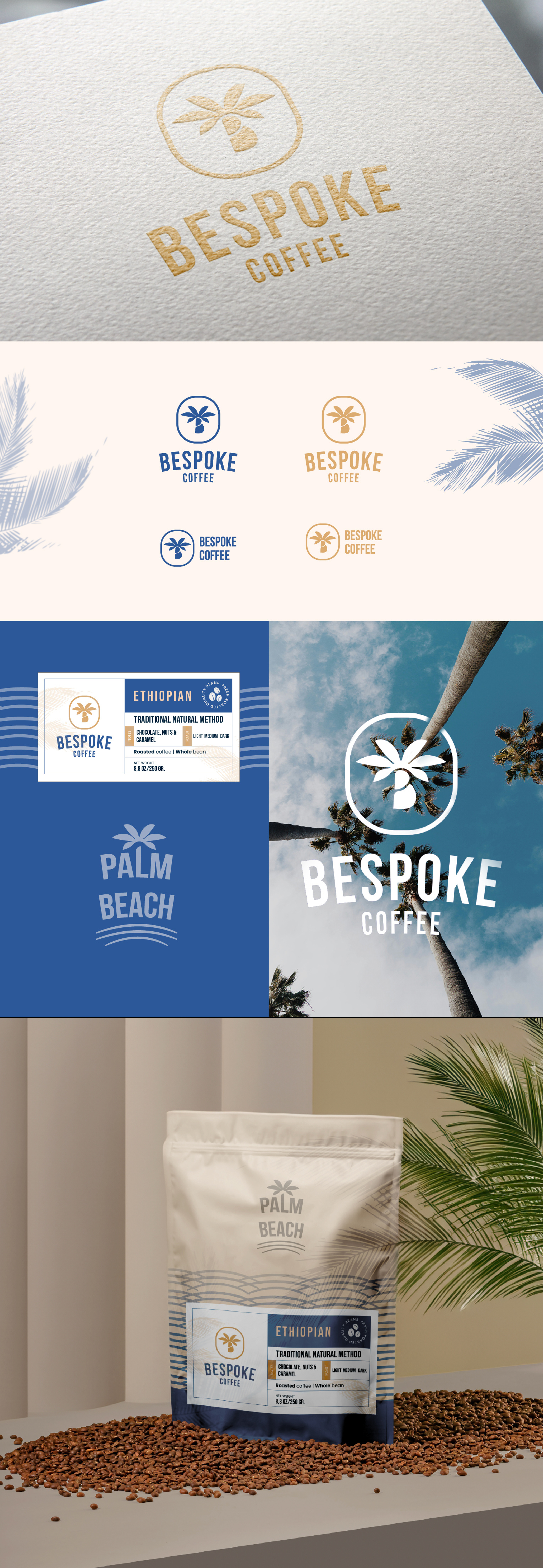 Bespoke Coffee brand identity branding graphic design logo