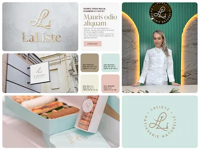 Artisanal Éclair Pastry Branding artisanal bakery branding colors design eclair elegant handmade identity logo minimal monogram packaging palette pastry patisserie premium promotion typography visual