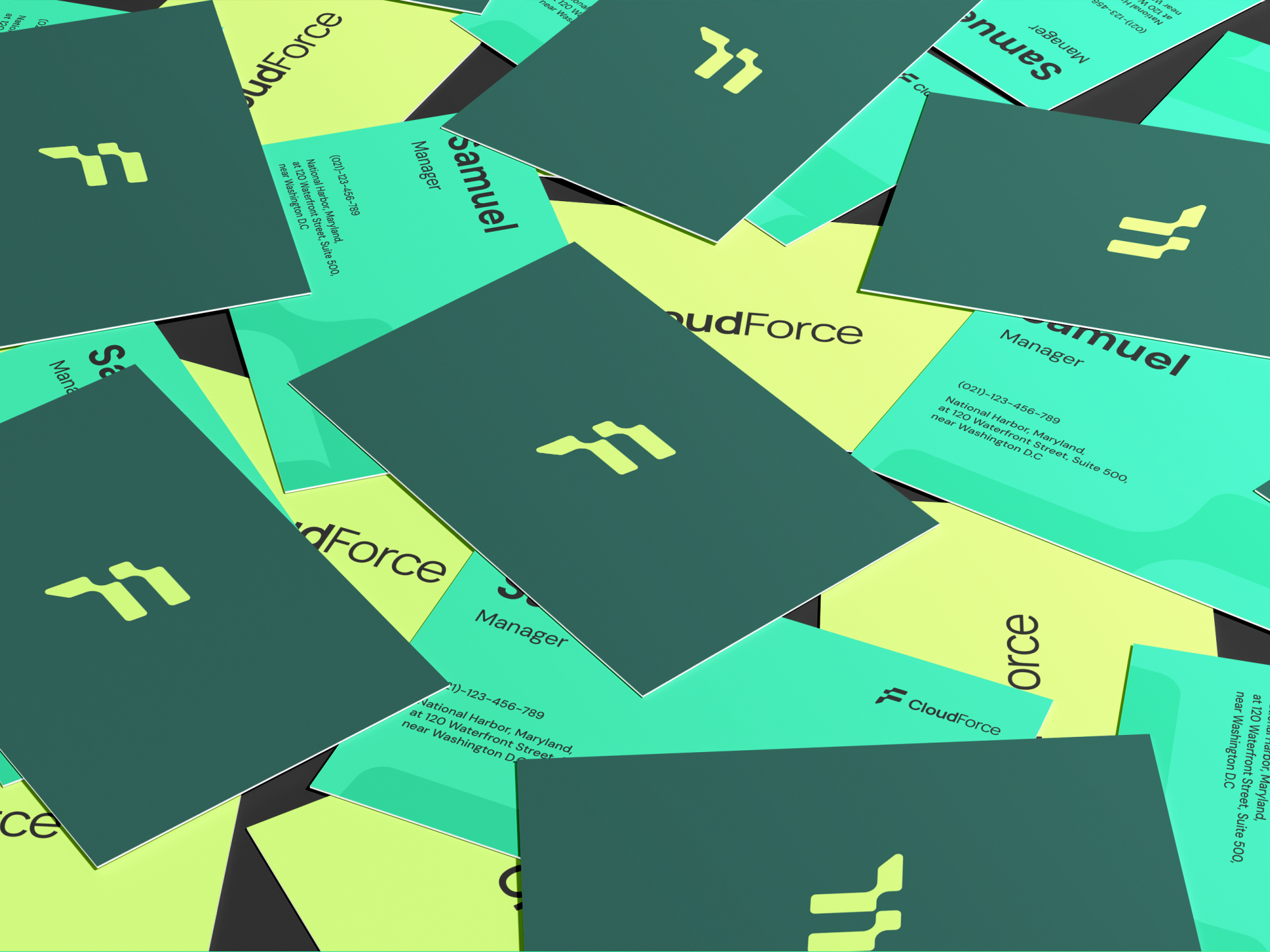 Cloud Force — Business Cloud Branding b2b brand branding desgin graphic design graphic design identity logo ui vector visual visual identity