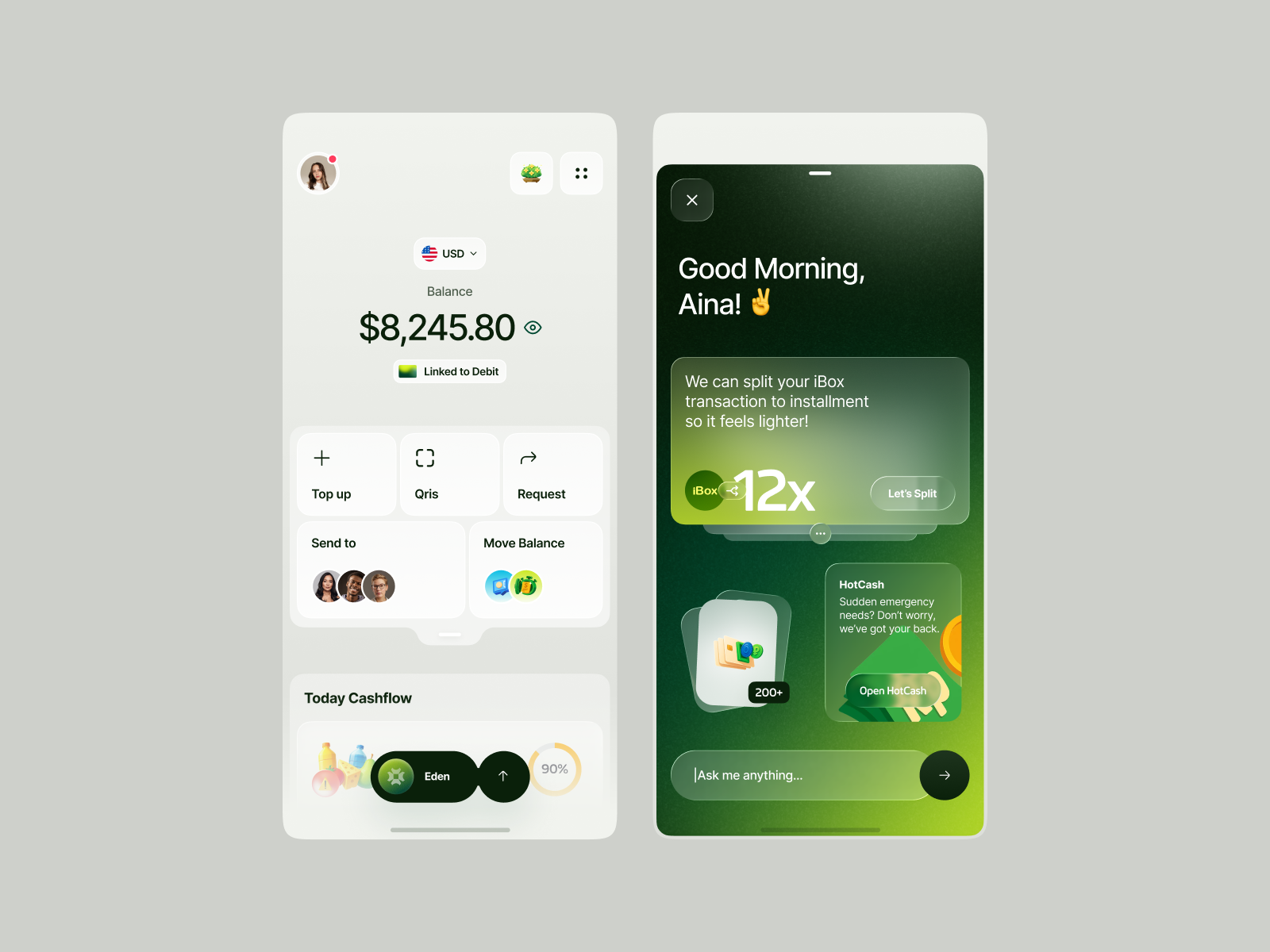 Example of Eden - Personalized Mobile Banking