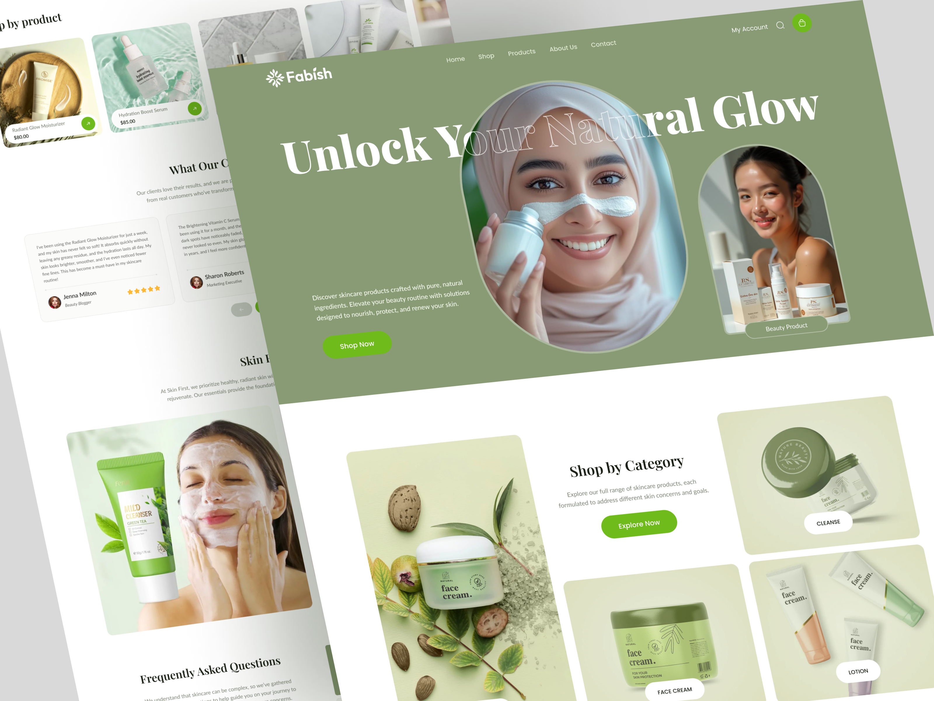 Example of Skincare & Cosmetics Ecommerce Website
