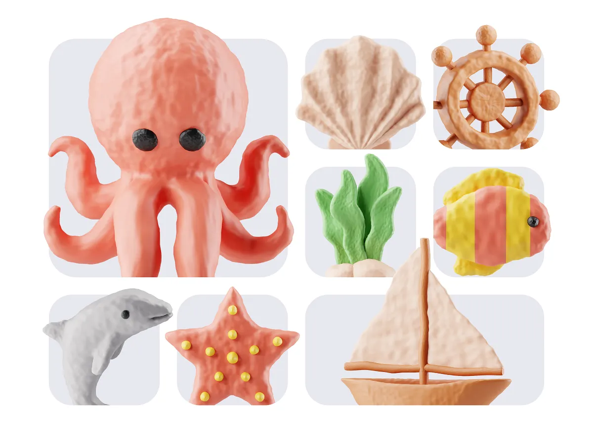 Browse thousands of 3D Clay Illustration images for design inspiration ...
