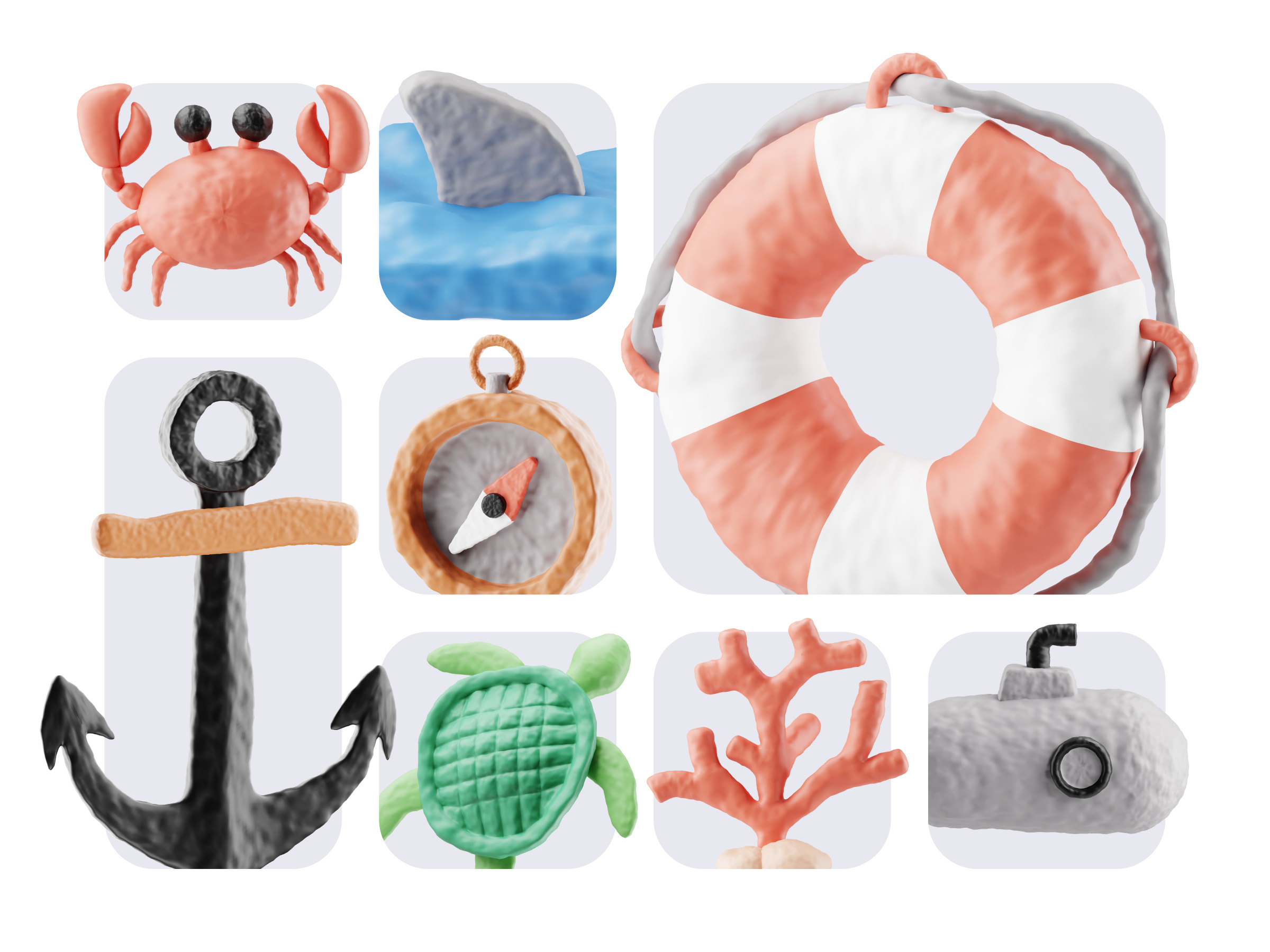 Example of Custom 3D Icons