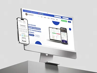 Web UI Design for Attendance Software attendance software clean ui enterprise software graphic design logo modern ui product design ui ui design uiux web ui website