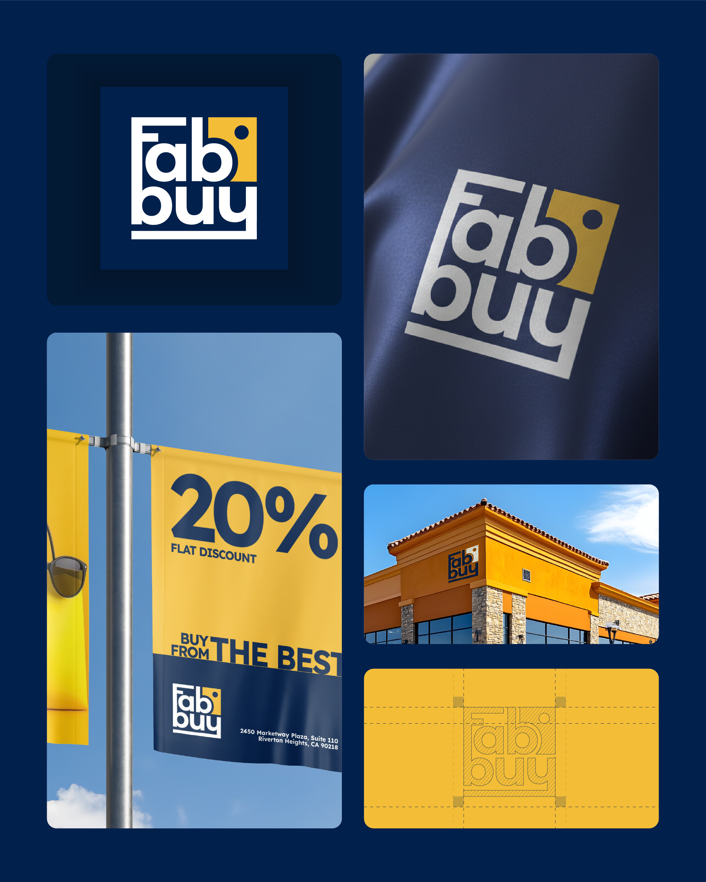 FabBuy — Brand Identity Concept brand brand identity branding graphic design logo logo design minimalist modern logo retail branding visual identity