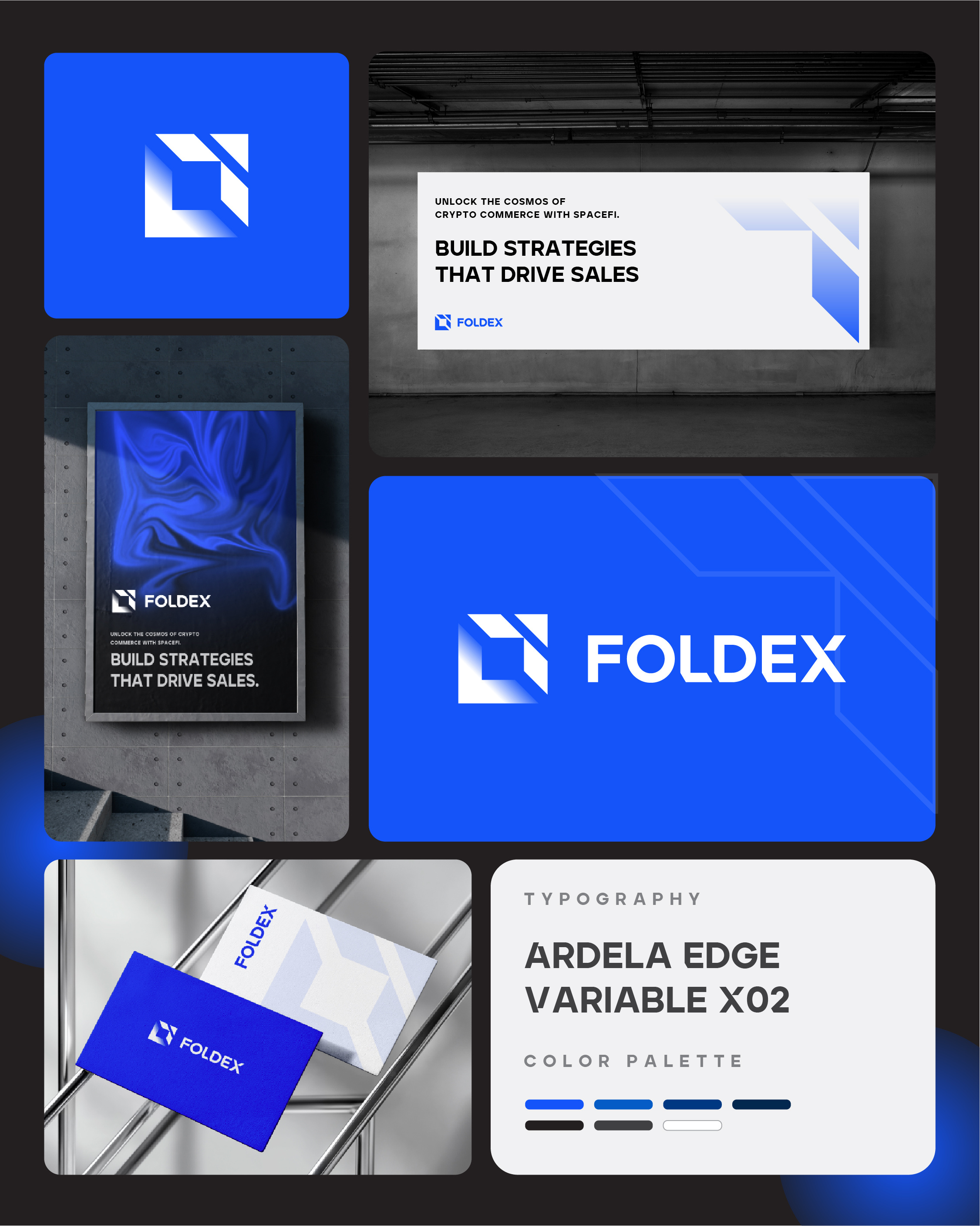 FOLDEX — Brand Identity System brand identity branding graphic design logo design modern branding saas design tech branding typography visual identity