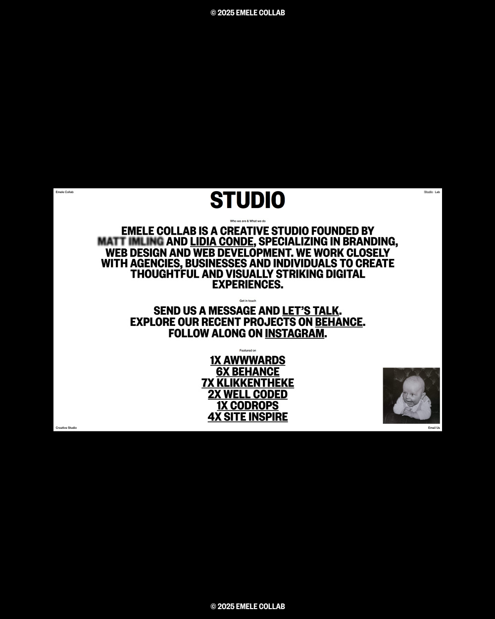 Emele Collab - Creative Studio 3d animation brand brand identity branding design graphic design illustration logo motion graphics ui web design web development