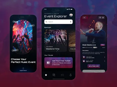 Event ticket book app design app design app ui app ui design app ui ux design design website figma app design figma landing page funnelish google sites google sites website landing page design figma mobile app design mobile app ui design notion template saas landing page system io sales funnel ux research webpage wireframe wireframe design