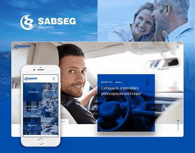 Sabseg Insurance - Website commercial graphic design institution insurance responsive uiux design user interface visual design webdesign website