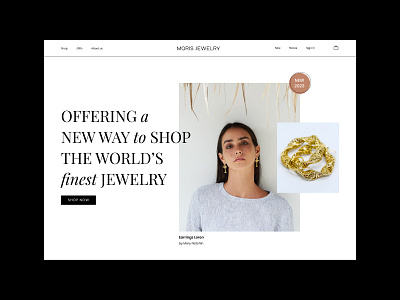 Moris Jewelry | Online Store branding design ecommerce figma graphic design illustration jewerly logo mobile online store typography ui ux vector webdesign website