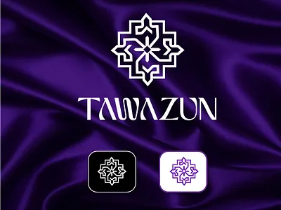 TAWAZUN—Modern Balance Logo Design Symbol of Harmony & Elega brand guidelines brand identity brand strategy brand style guide branding creative logo design inspiration elegant logo geometric logo graphic design logo logo design luxury logo luxury logo branding modern branding modern logo perfume logo premium luxury professional logo symbol design